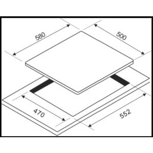 Газовая варочная панель Zigmund & Shtain GN 98.61 S