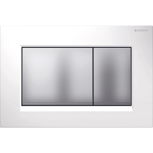 Кнопка смыва Geberit Sigma 30 белый/матовый хром (115.883.KL.1)