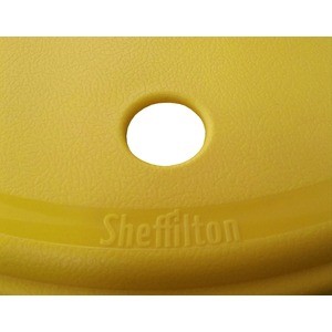 Стул барный Sheffilton SHT-S48 желтый/черный муар