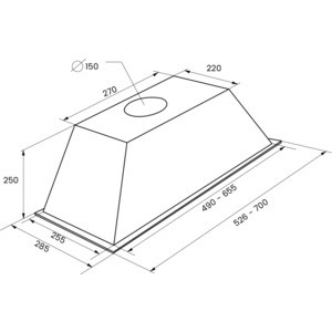 Вытяжка встраиваемая Kuppersberg INLINEA 52