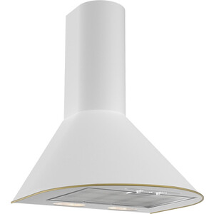 Вытяжка Elikor Эпсилон 50П-430-П3Л белый/золотой кант