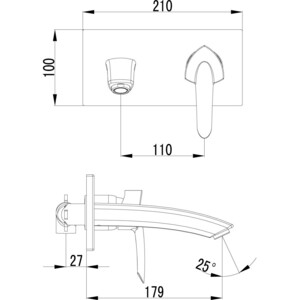 Смеситель для раковины Lemark Mars (LM3526C)