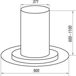 Вытяжка MAUNFELD Berta 90 нержавеющая сталь