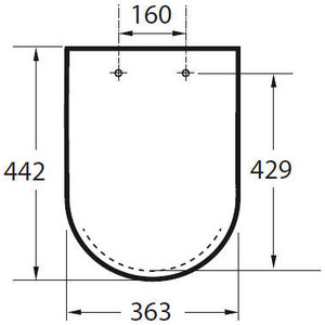 Сиденье для унитаза Roca Debba (8019D0004)