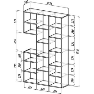 Стеллаж Мастер Рикс-1 белый