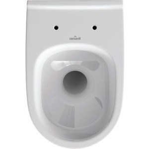 Унитаз подвесной безободковый Cersanit City New Clean ON с сиденьем микролифт Slim (S-MZ-CITY-COn-S-DL-w/60436)
