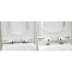 Унитаз-компакт безободковый Cersanit City New Clean ON с сиденьем микролифт Slim (S-KO-CIT011-3/5-COn-S-DL-w)