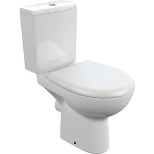 Унитаз-компакт безободковый Cersanit Nature New Clean ON с сиденьем микролифт (S-KO-NTR011-3/5-COn-DL-w/61276)