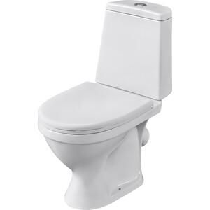 Унитаз-компакт Santeri Прайм Стандарт с сиденьем (1.P205.4.S00.00B.F)