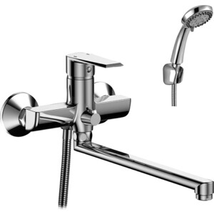 Смеситель для ванны Rossinka Silvermix с душем, хром (RS28-33)