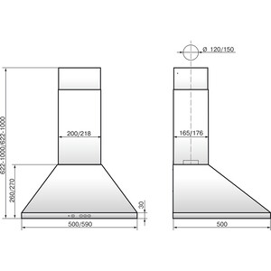 Вытяжка Elikor Вента 50П-430-П3Л белый