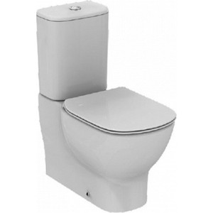 Унитаз-компакт безободковый Ideal Standard Tesi AquaBlade с сиденьем микролифт (T008201, T356801, T352701)