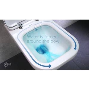 Унитаз подвесной безободковый Ideal Standard Tesi AquaBlade с сиденьем микролифт (T007901, T352701)