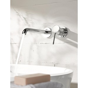 Смеситель для раковины Grohe Essence+ на 2 отверстия, для 23571 (19408001)