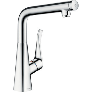 Смеситель для кухни Hansgrohe Metris Select сталь (14883000)
