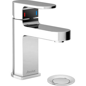 Смеситель для раковины Ravak Chrome CR 011.00 с донным клапаном (X070053)