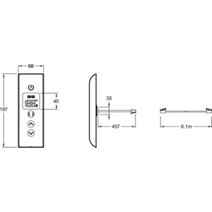 Термостат для ванны Jacob Delafon DTV Prompt (527D-0)