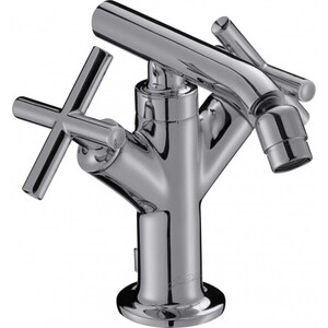Смеситель для биде Jacob Delafon Purist с донным клапаном, хром (E14596-3-CP)