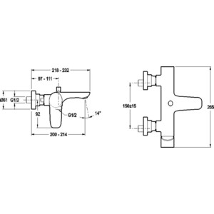 Смеситель для ванны Jacob Delafon Aleo хром (E72282-CP)