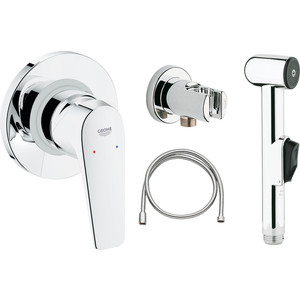 Гигиенический набор Grohe BauFlow с механизмом, хром (123073)