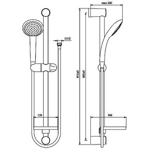 Душевой гарнитур Vidima Видима Фреш (BA207AA)