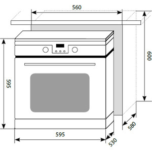 Электрический духовой шкаф Lex EDP 093 IX