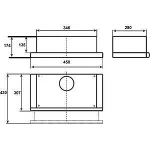 Вытяжка встраиваемая Zigmund & Shtain K 005.41 W