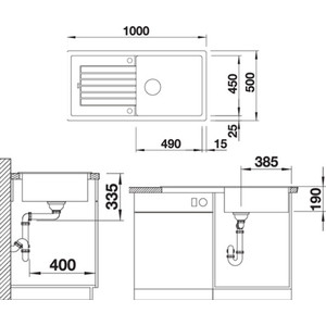 Кухонная мойка Blanco Zia XL 6 S антрацит (517568)