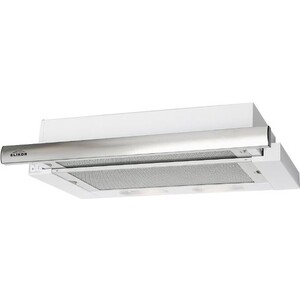 Вытяжка встраиваемая Elikor Интегра 50П-400-В2Л белый/нержавеющая сталь