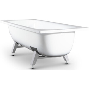 Ванна стальная ВИЗ Donna Vanna 120x70 с ножками, белая орхидея (DV-23901 / 4607084496581)