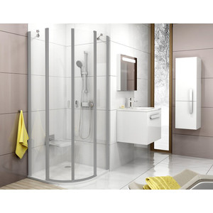 Душевой уголок Ravak Chrome CSKK4 80x80 прозрачный, сатин (3Q140U00Z1)