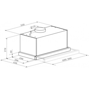 Вытяжка встраиваемая Kaiser EA 644 Eco