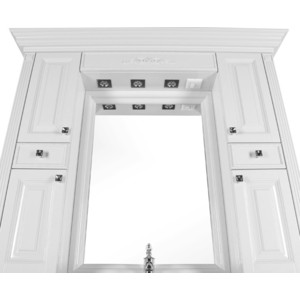 Зеркало-шкаф Aquanet Кастильо 140 белый (183174)