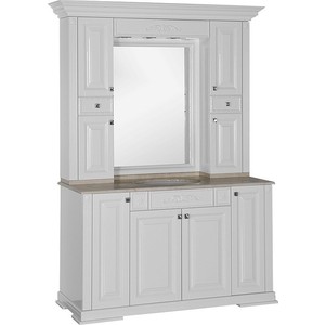 Зеркало-шкаф Aquanet Кастильо 140 белый (183174)