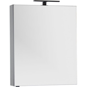 Зеркальный шкаф Aquanet Алвита 70 серый антрацит (183990)