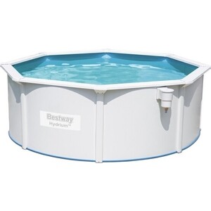 Стальной бассейн Bestway 56574 BW Hydrium 360х120см 10990л песчфил-нас 3028лч лестн тент подст попл-доз 118698₽