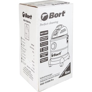 Пылесос строительный Bort BSS-1530N-Pro