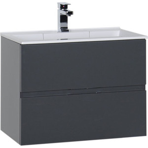 Тумба под раковину Aquanet Алвита 70 серый антрацит (183992)