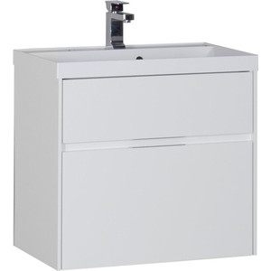 Тумба под раковину Aquanet Латина 70 два ящика, белая (180032)