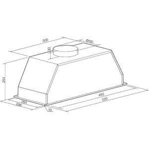 Вытяжка встраиваемая Graude LB 52.0 E
