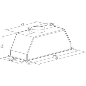 Вытяжка встраиваемая Graude LB 75.0 E