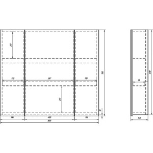 Зеркальный шкаф Dreja Almi 80 белый глянец (99.9011)