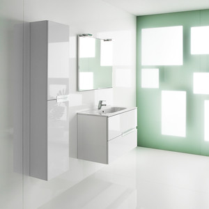 Тумба под раковину Roca Victoria Nord Ice Edition 80 белый глянец (ZRU9302731)