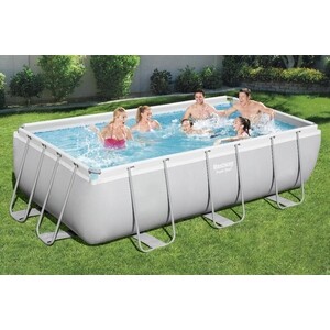 Каркасный бассейн Bestway 56441 BW Power Steel 404х201х100см, 6478л, фил.-насос 2006л/ч, лестница, попл.-дозатор