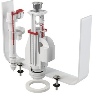 Выпускной комплект AlcaPlast 1/2" с двойной кнопкой, впускной механизм А17 (SA08AS 1/2" CHROM)