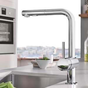 Смеситель для кухни Grohe Minta с выдвижным изливом (30274000)