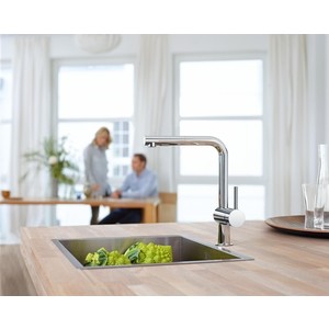 Смеситель для кухни Grohe Minta с выдвижным изливом (30274000)