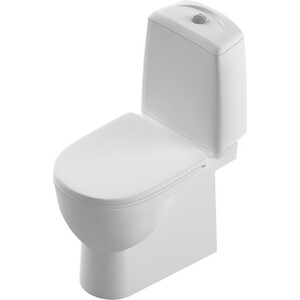 Унитаз-компакт Sanita luxe Best Comfort SL DM с сиденьем микролифт Click Up (WC.CC/Best/2-DM/WHT.G/S1)