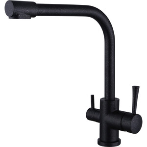 Смеситель для кухни Kaiser Merkur Marble под фильтр черный (26044-2)