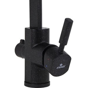 Смеситель для кухни Kaiser Decor с подключением к фильтру, черный Marble (40144-2)